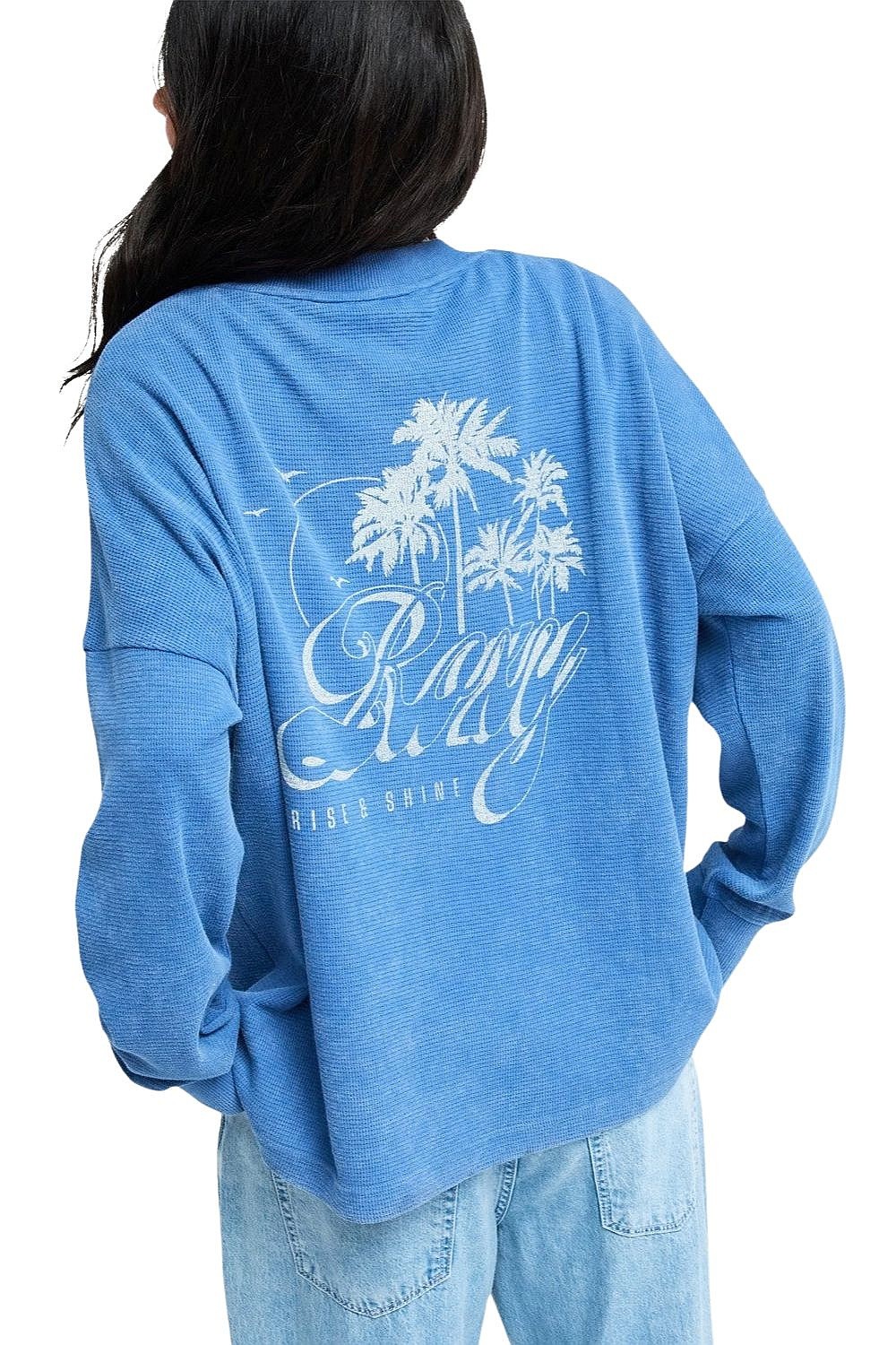 Sweatshirt Roxy Eastside Midweight - BMT0/Dutch Blue - women´s