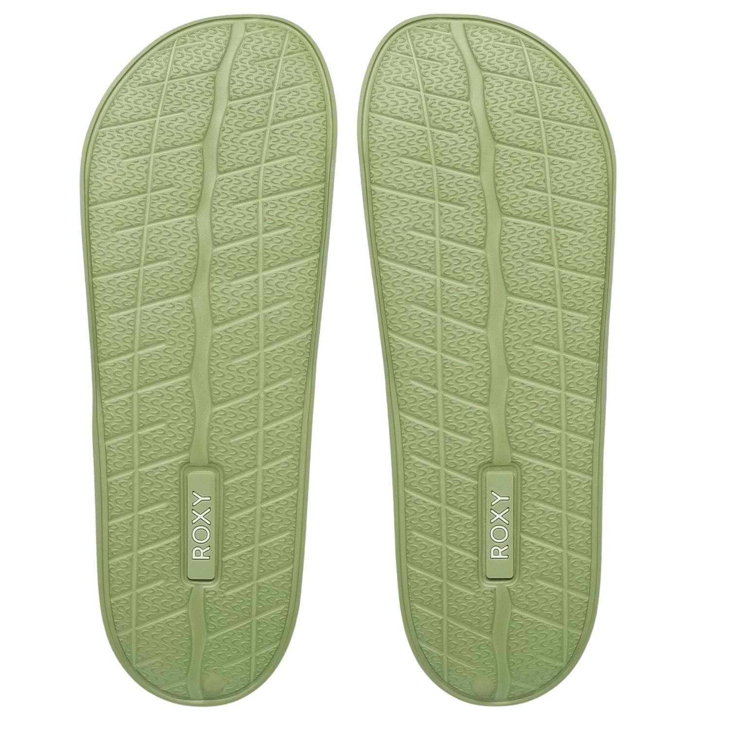 topánky Roxy Slippy IV - GLD0/Oil Green - women´s