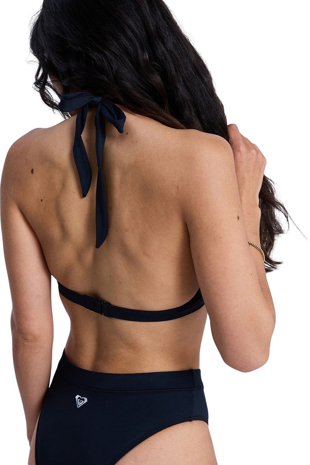 traje de baño Roxy SD Essentials Fixed Tri Halter - KVJ0/Anthracite - women´s