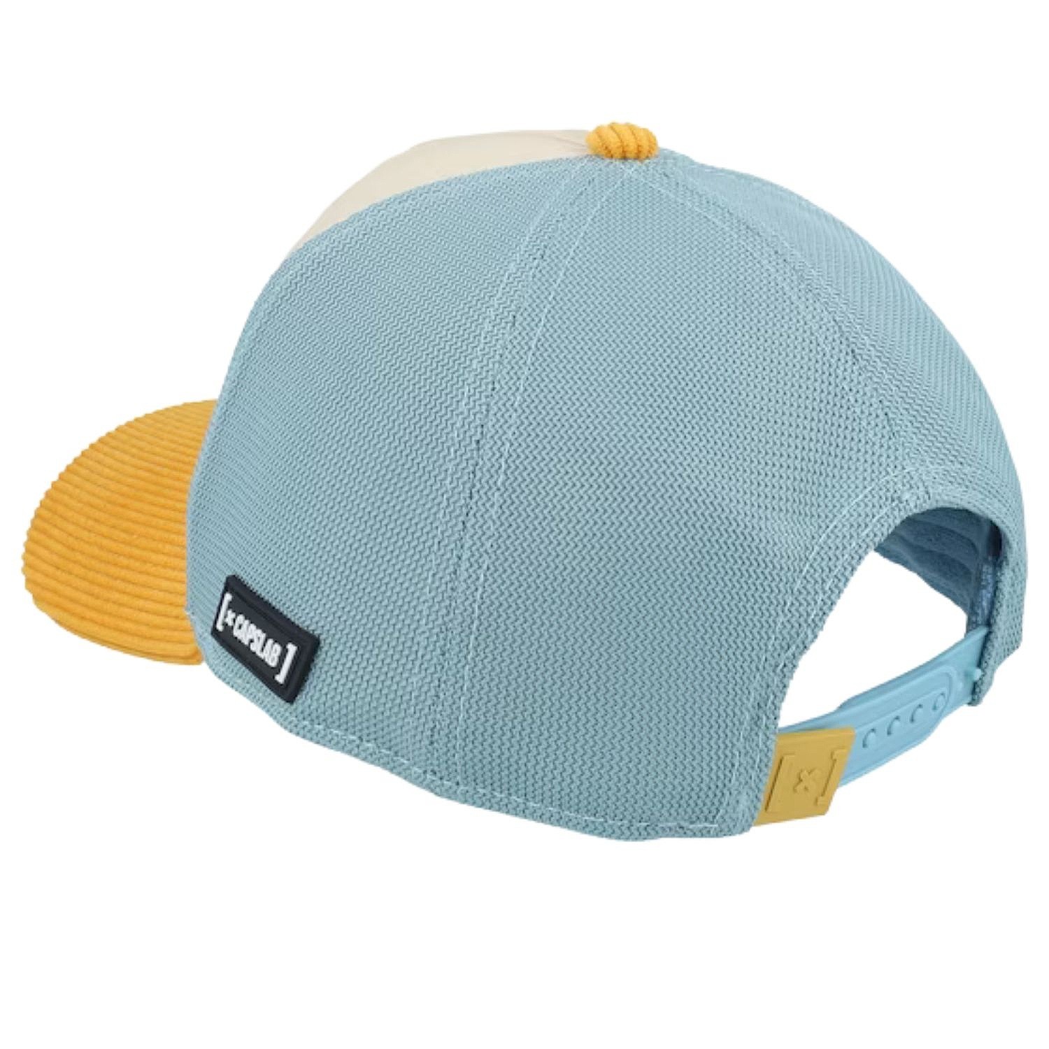 Kappe Capslab Peanuts Premium Trucker - Snoopy/Yellow/Biege/Light Blue - men´s