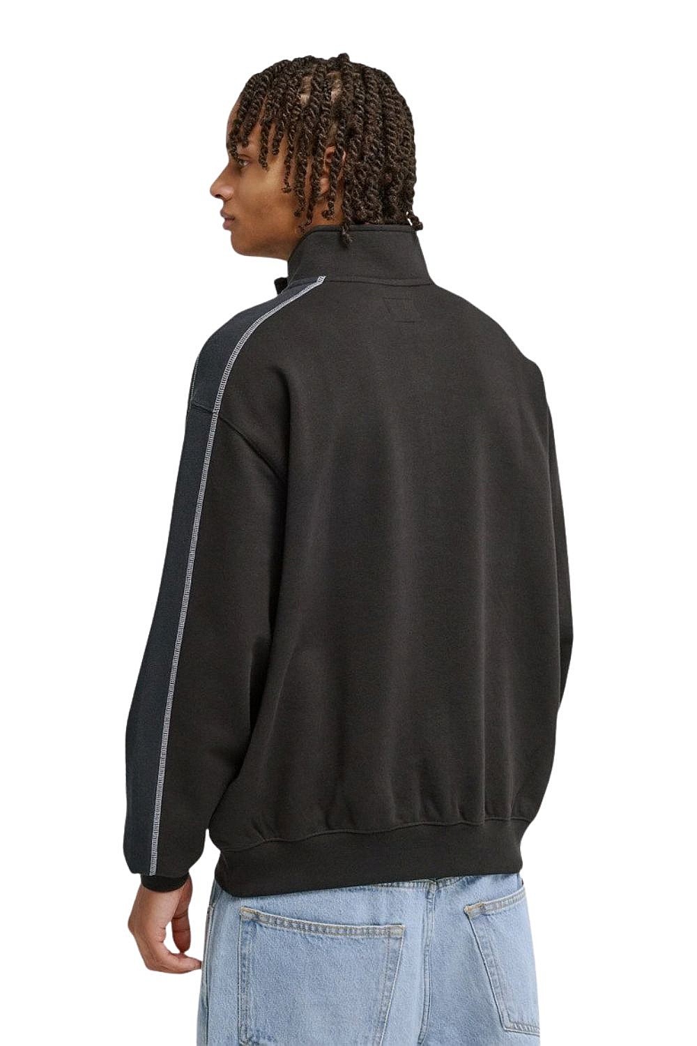 mikina DC Flow Down 1/4 Zip - KVJ0/Black - men´s