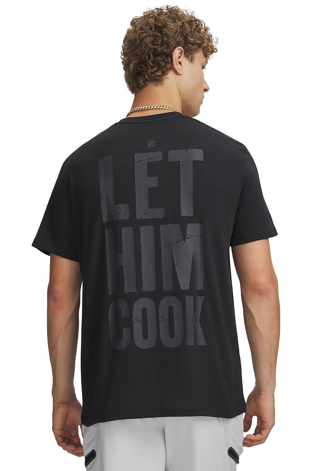 tričko Under Armour Curry Let Him Cook - Black/Anthracite