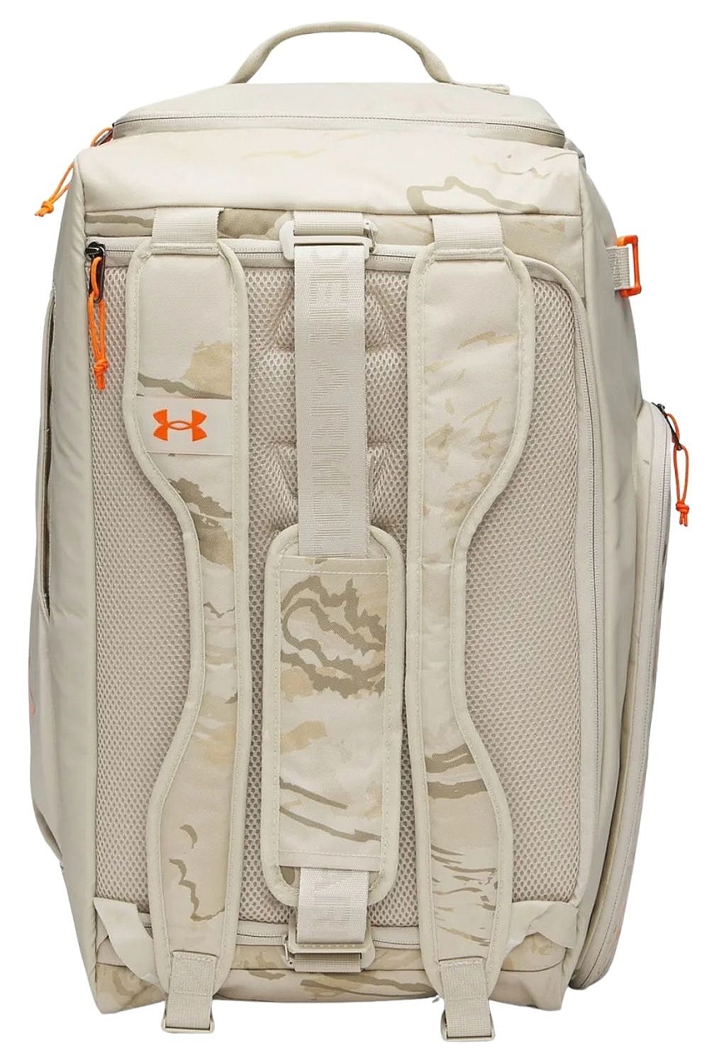 sac bandoulière  Under Armour Contain Duo MD BP Duffle - Khaki Base/Team Orange