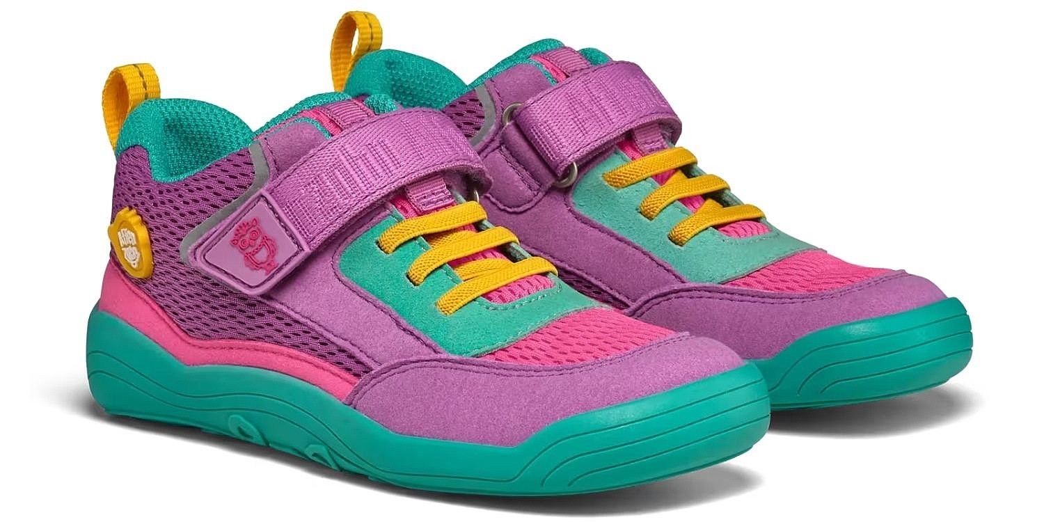 boty Affenzahn Sneaker Vegan Cheerly Owl - Purple