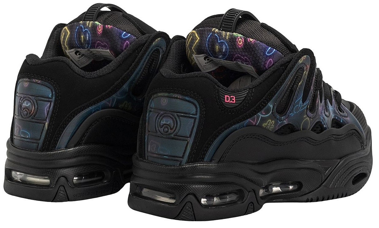 boty Osiris D3 2001 - Black/Pink/Holo