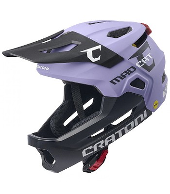 bike helmet madcat Cratoni MIPS Full-Face Children's Bicycle Helmet MTB Helmet S/M 49-56 cm (Gunmetal-Red Matte) Sports & Outdoors The sky is the limit with the Raskullz Star Kitty Helmet MadCat MIPS - Casco integral