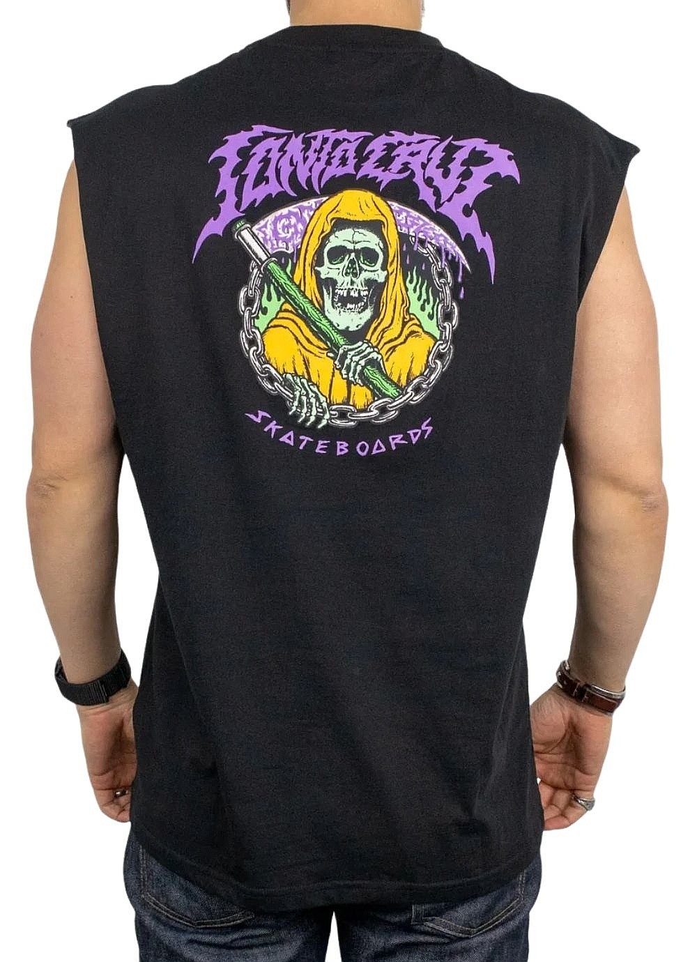 camiseta interior Santa Cruz Out Of Time - Black - men´s