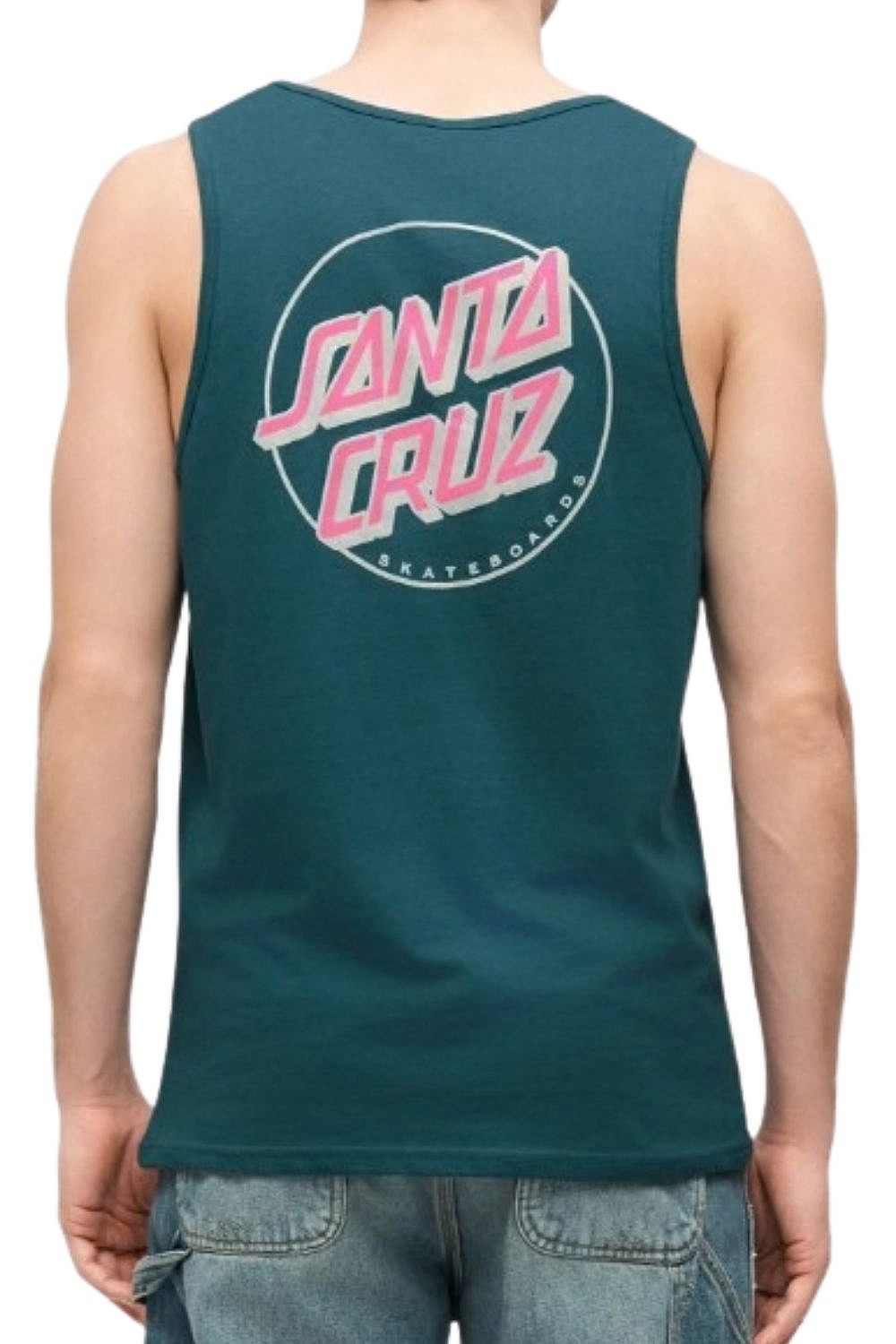 tielko Santa Cruz Partial Dot Vest - Teal - men´s