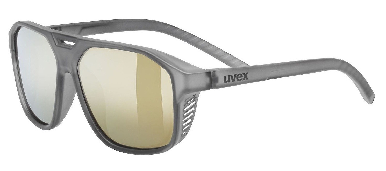 briller Uvex Cosmic - Smoke Matt/Mirror Gold - kid´s