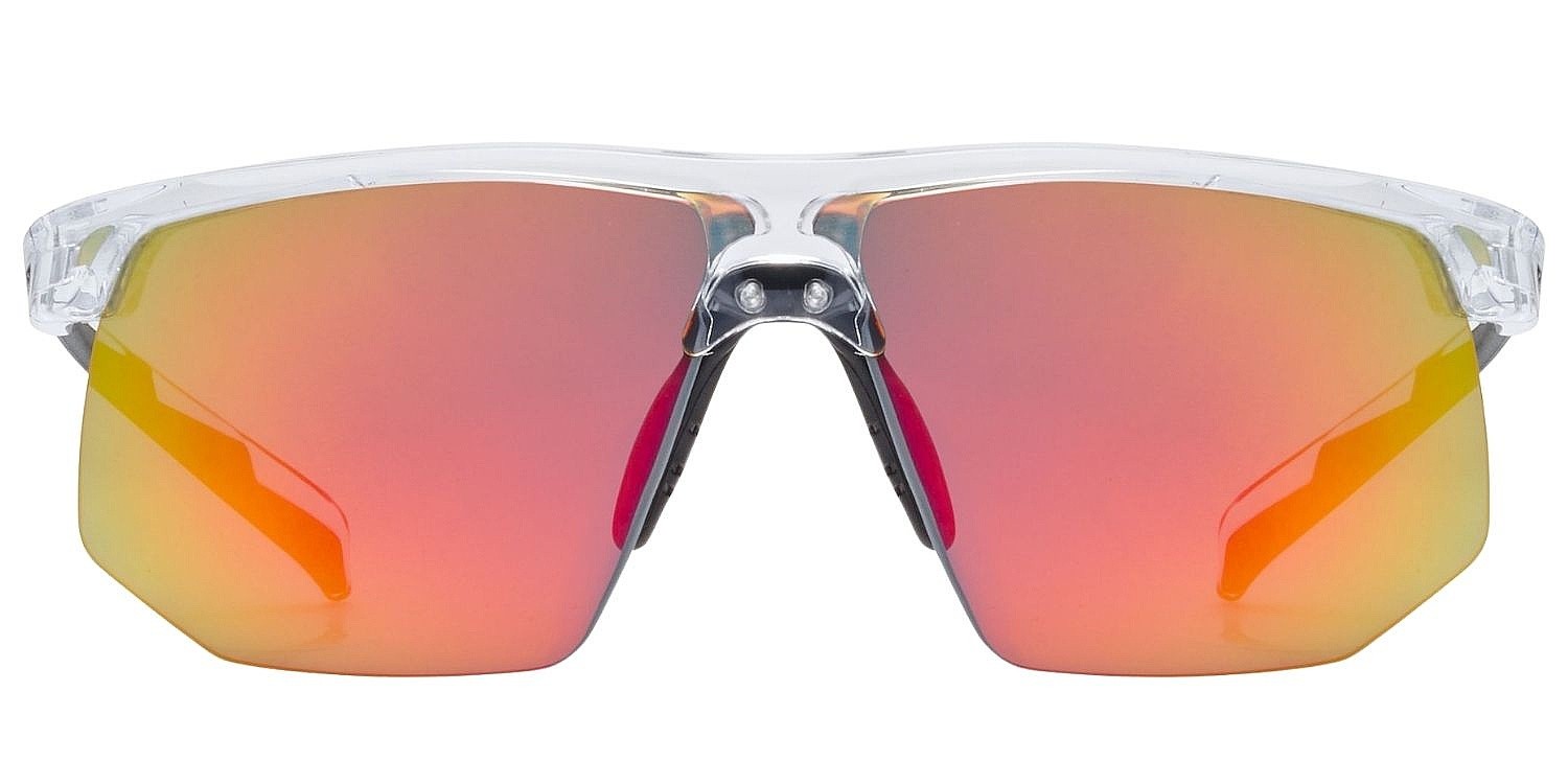 brýle Uvex Aerios - Clear/Mirror Red