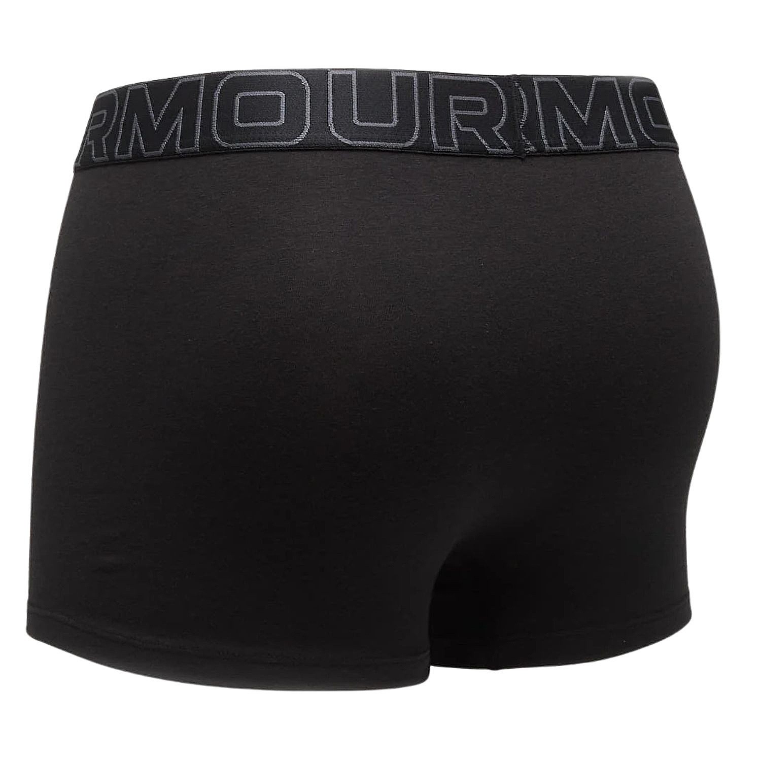 trenky Under Armour Performance Cotton Novelty 3in 3 Pack - Baroque Green/Marine OD Green/Black