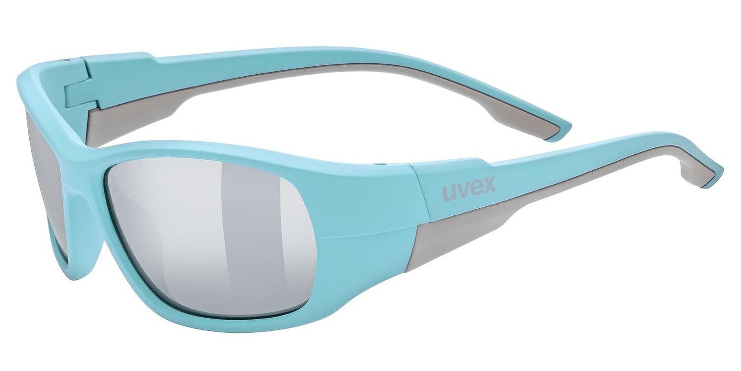 briller Uvex Sportstyle 514 - Light Blue Matt/Mirror Silver - kid´s