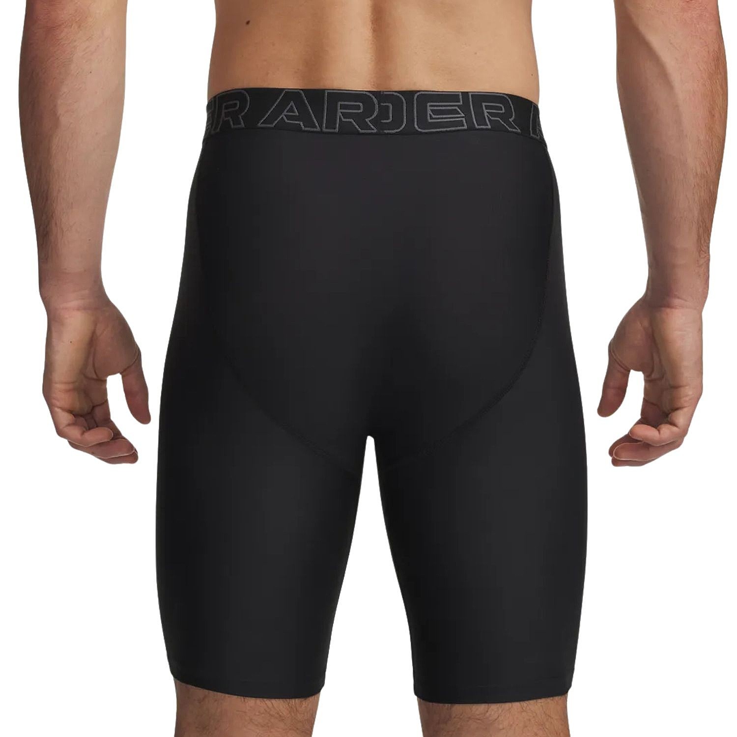 trenky Under Armour Performance Boxerjock BallBag 9in 2 Pack - Black/Castlerock