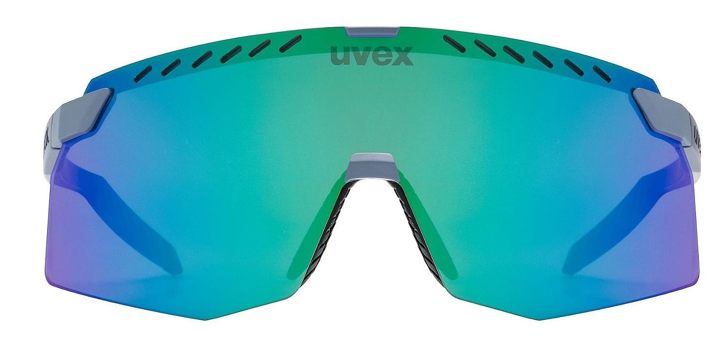 okuliare Uvex Pace Stage - Grey Matt/Mirror Green