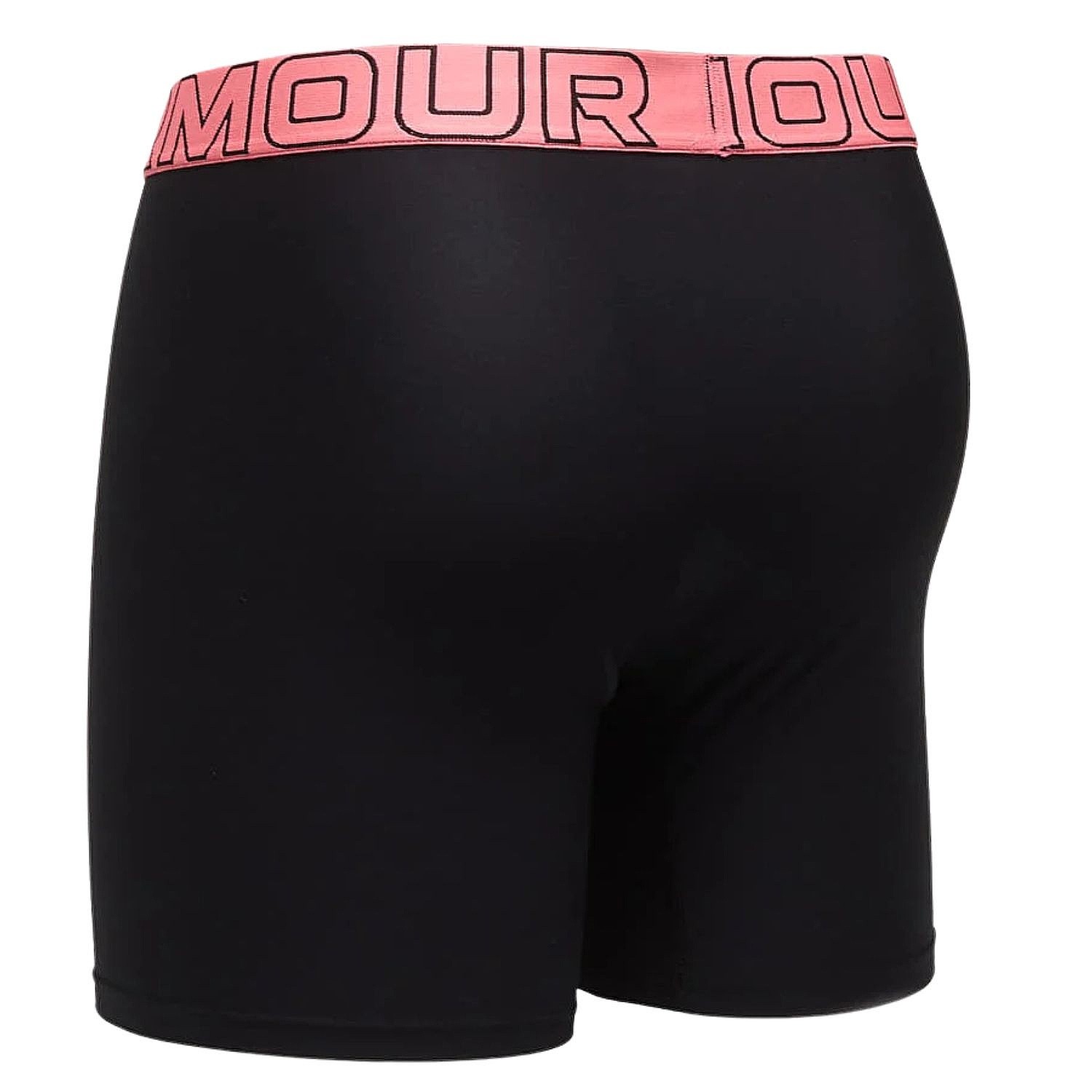 trenky Under Armour Perf Tech 6in 3 Pack - Black/Blue/Yellow/Pink