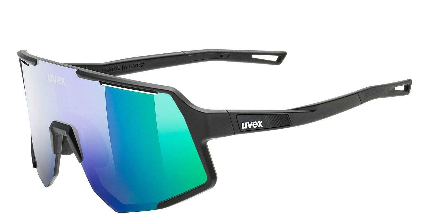 brýle Uvex Sequenze - Black Matt/Mirror Green