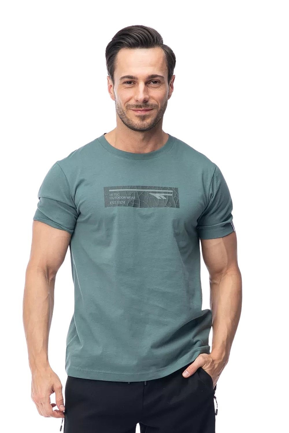 tričko Hi-Tec Hamiloni - Silver Pine