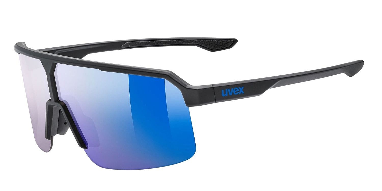 brýle Uvex Ramp - Black Matt/Mirror Blue