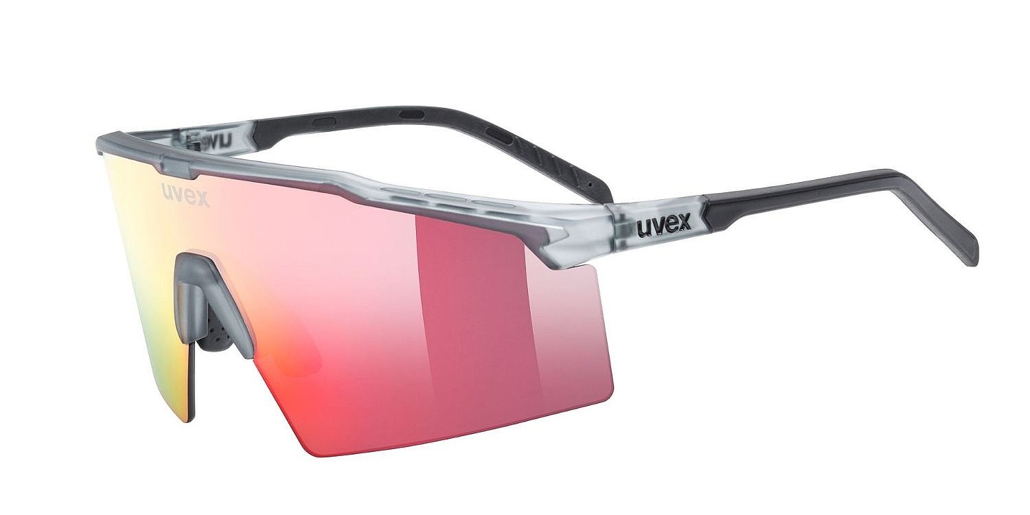 brýle Uvex Flowline - Smoke Matt/Mirror Red