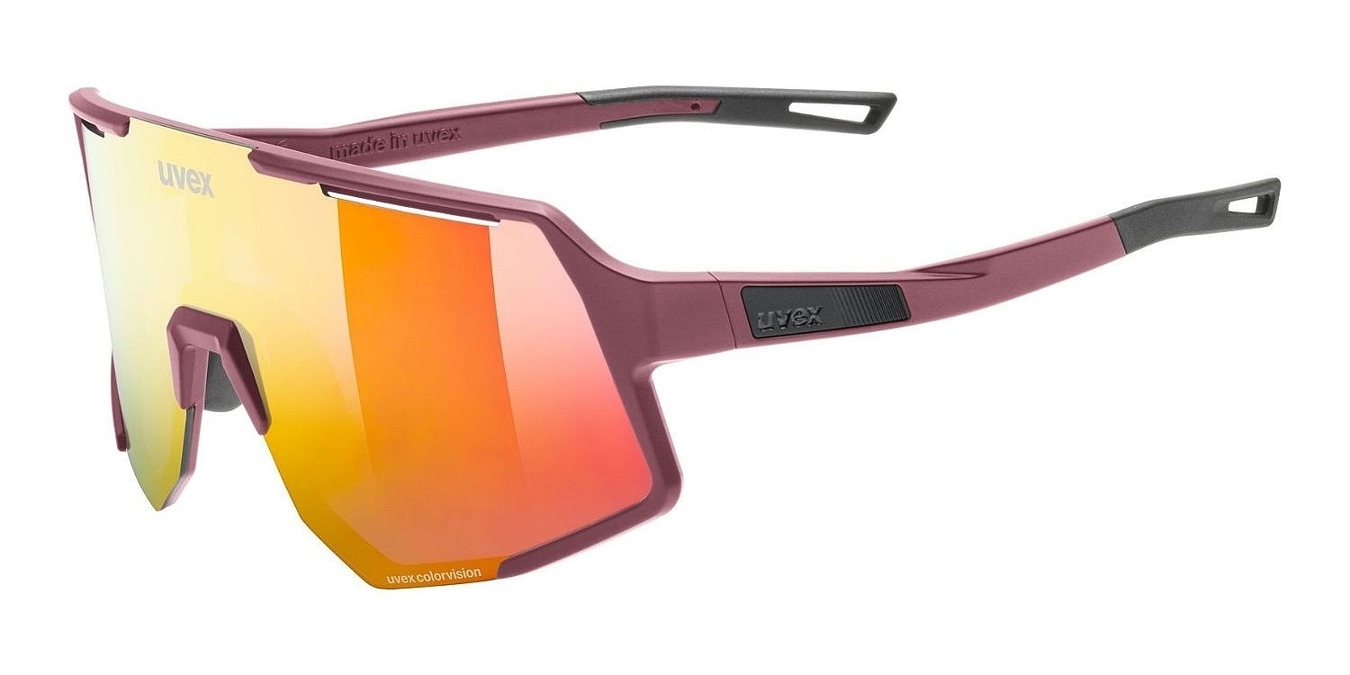 brýle Uvex Sequenze CV - Burgundy Matt/Mirror Red