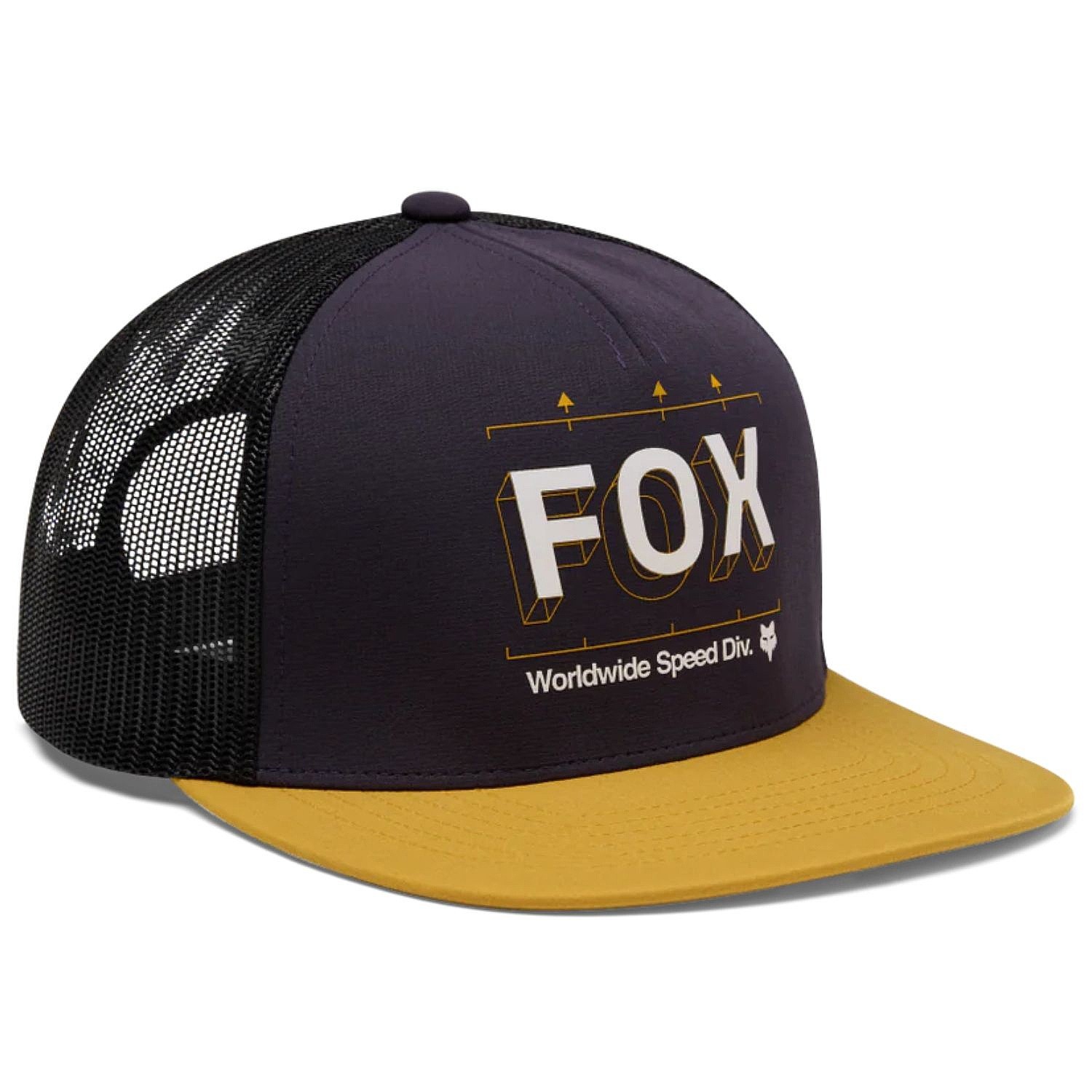 kšiltovka Fox Image Print Snapback Trucker - Plum Perfect