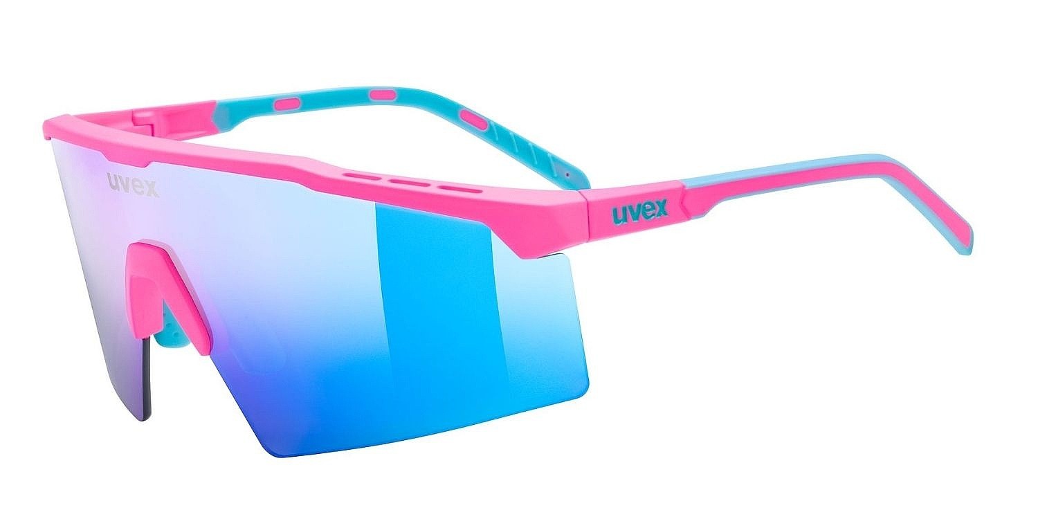 brýle Uvex Flowline - Pink Matt/Mirror Blue