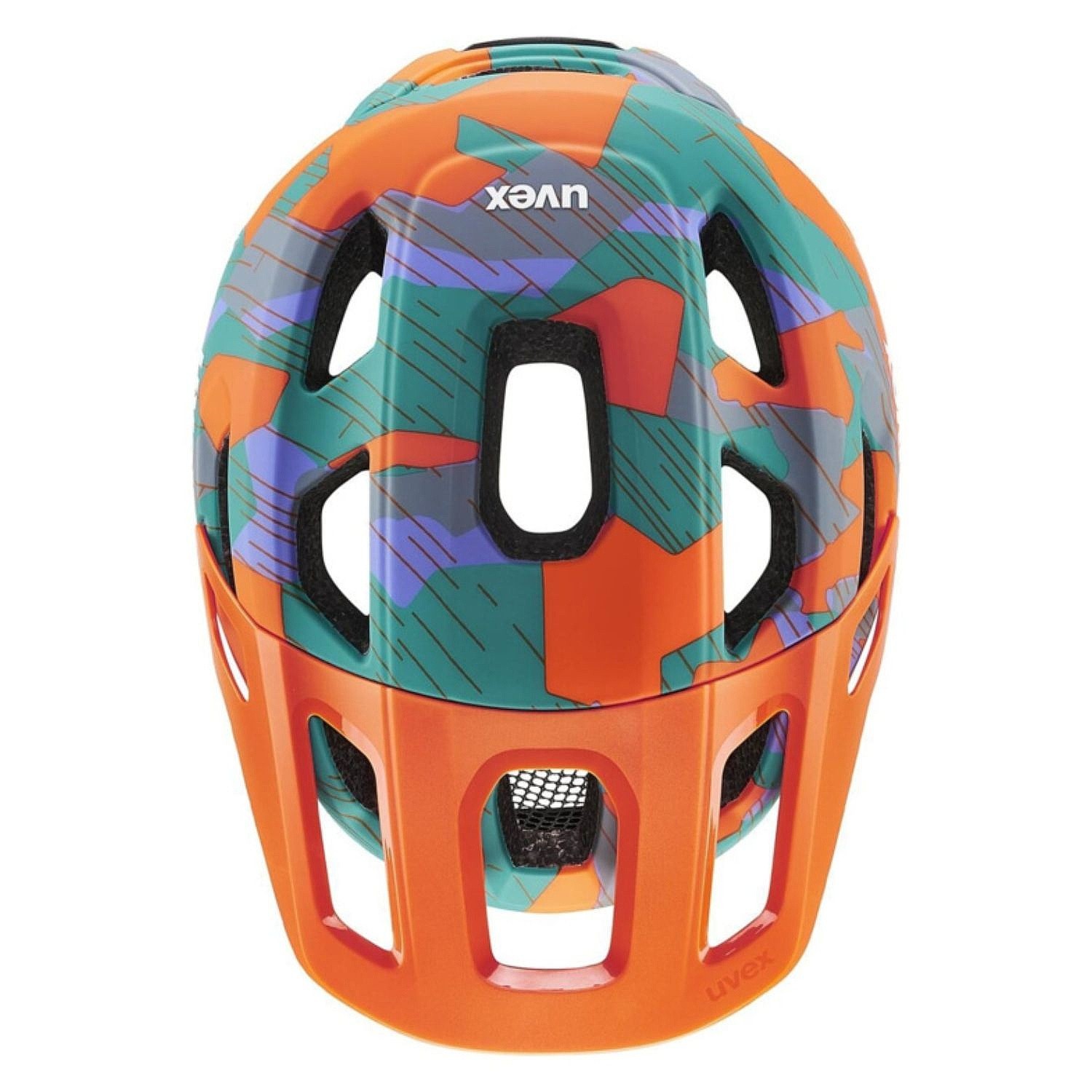 helma Uvex React Jr. - Papaya Camo Matt