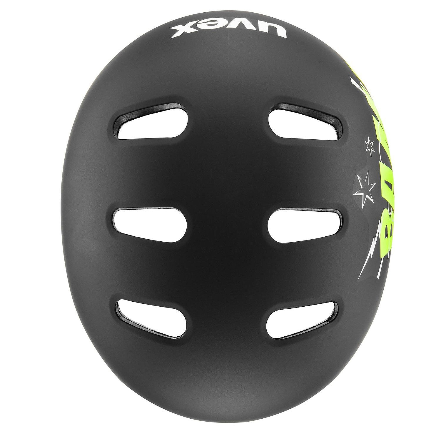 helma Uvex Kid 4 Style - Bam Black/Lime Matt