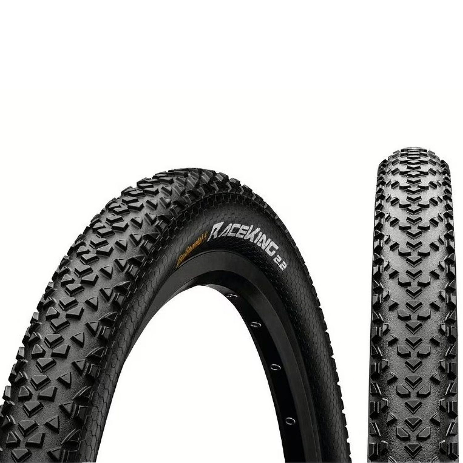 plášť Continental Race King Performance drat 26"x2.0" - Black/Black