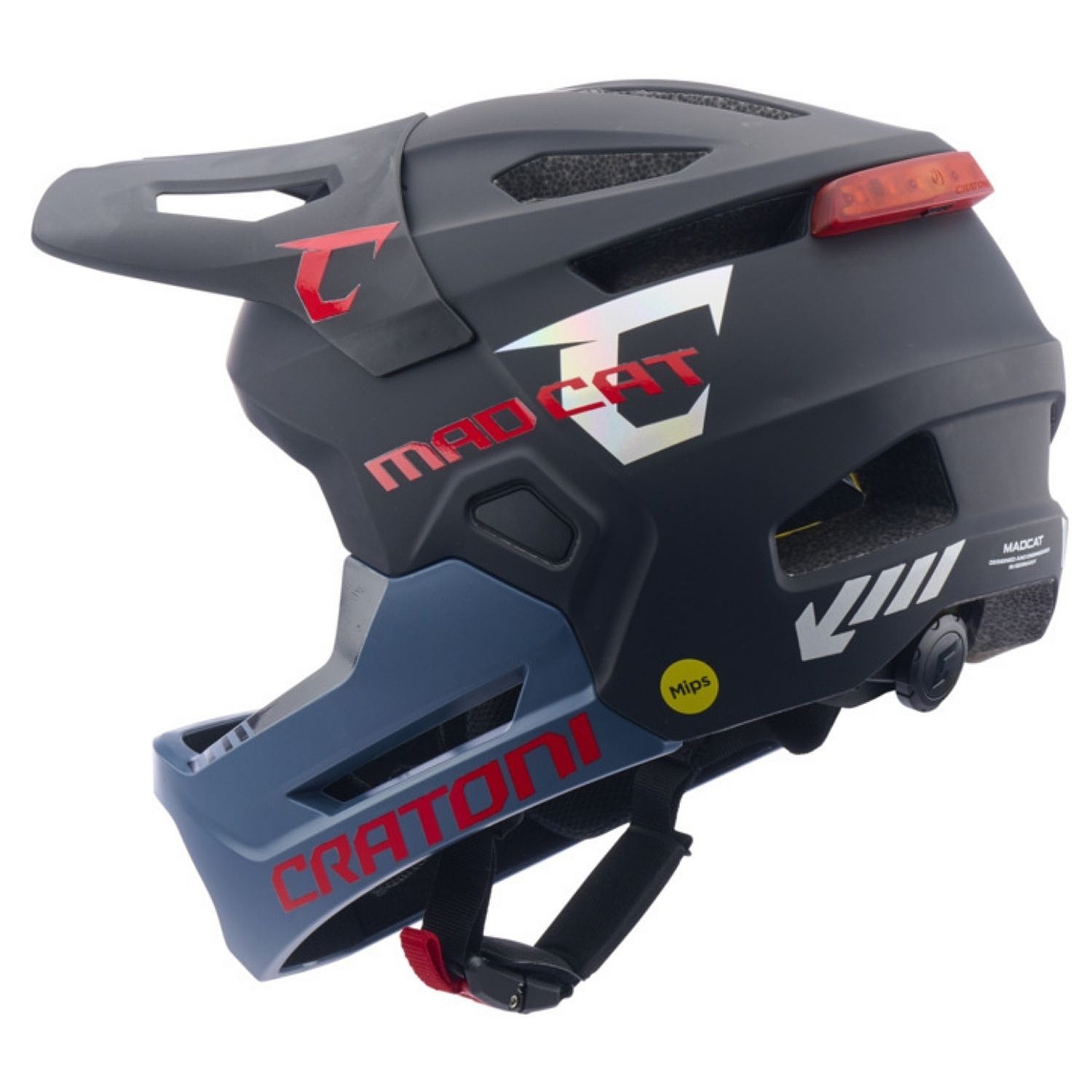 helma Cratoni MadCat Mips - Gunmetal/Red Matt