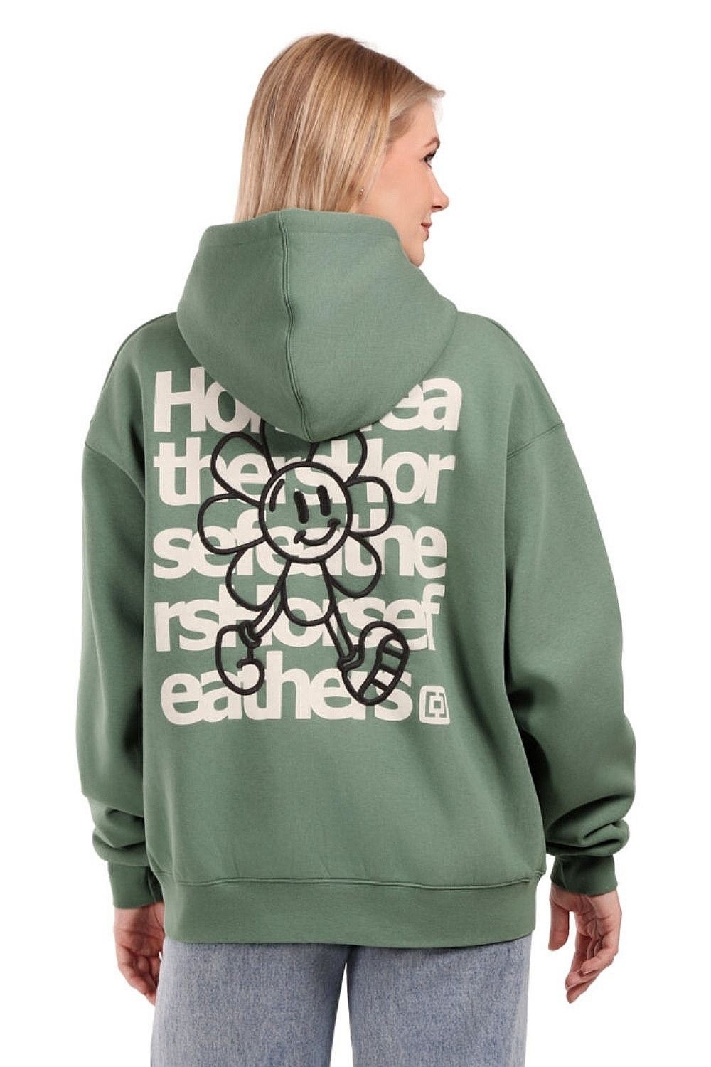 mikina Horsefeathers Stride - Iceberg Green