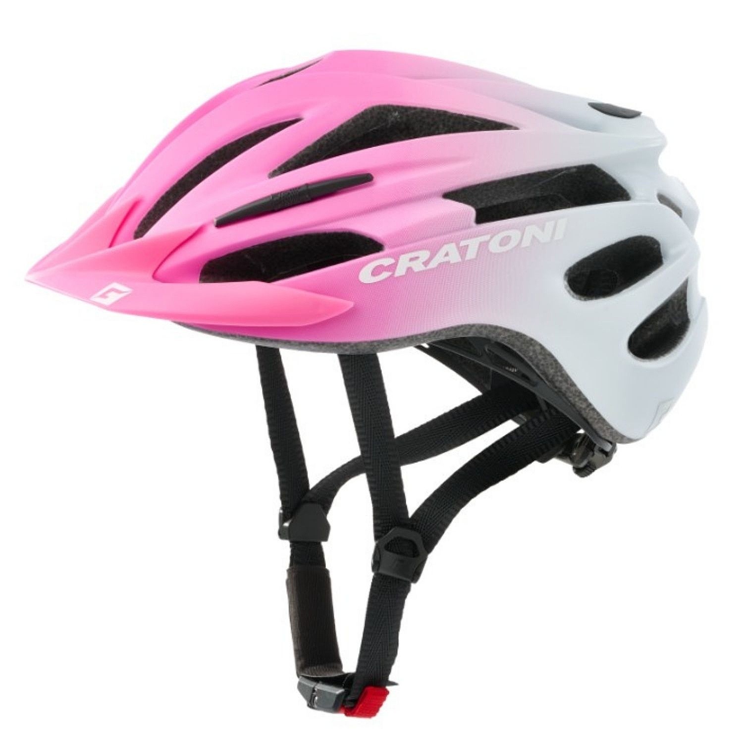 helma Cratoni Pacer Jr. - Pink/White Matt