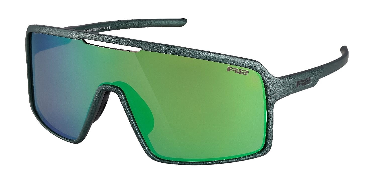 okuliare R2 Winner - AT107P/Metallic Green Matt/Green Chrome