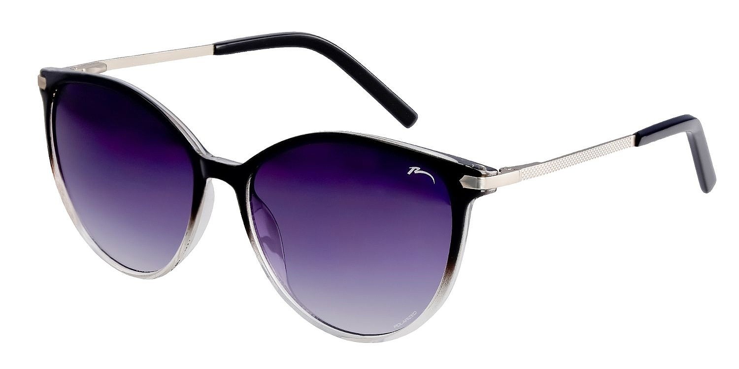 brýle Relax Anna - R0372B/Black Silver Gloss/Grey Gradient/Polarized