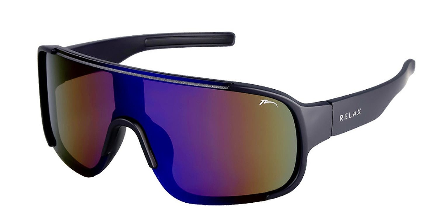 okuliare Relax Star - R3094A/Matte Black/Ocean Platinum - unisex junior