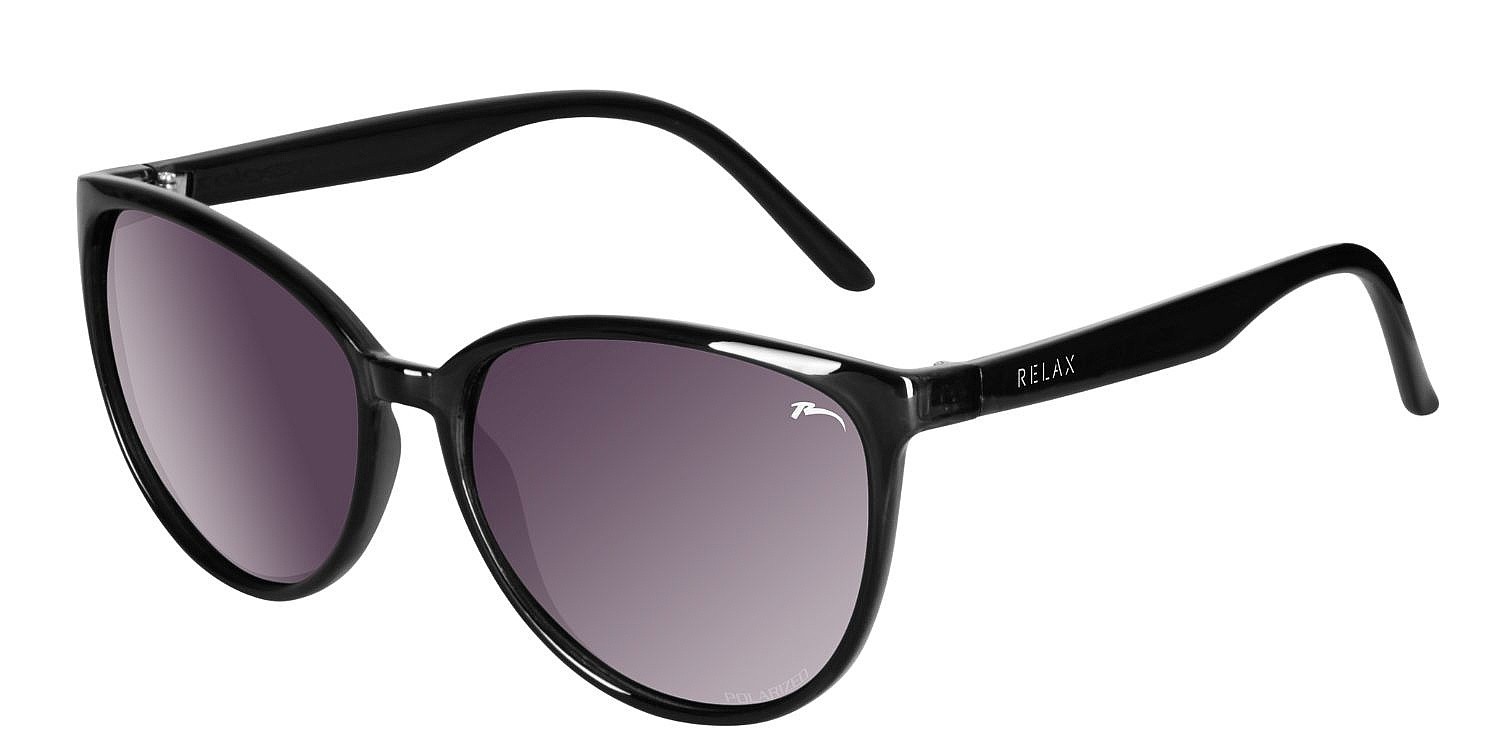 okuliare Relax Leilani - R0341A/Shiny Black/Grey Cloud/Polarized
