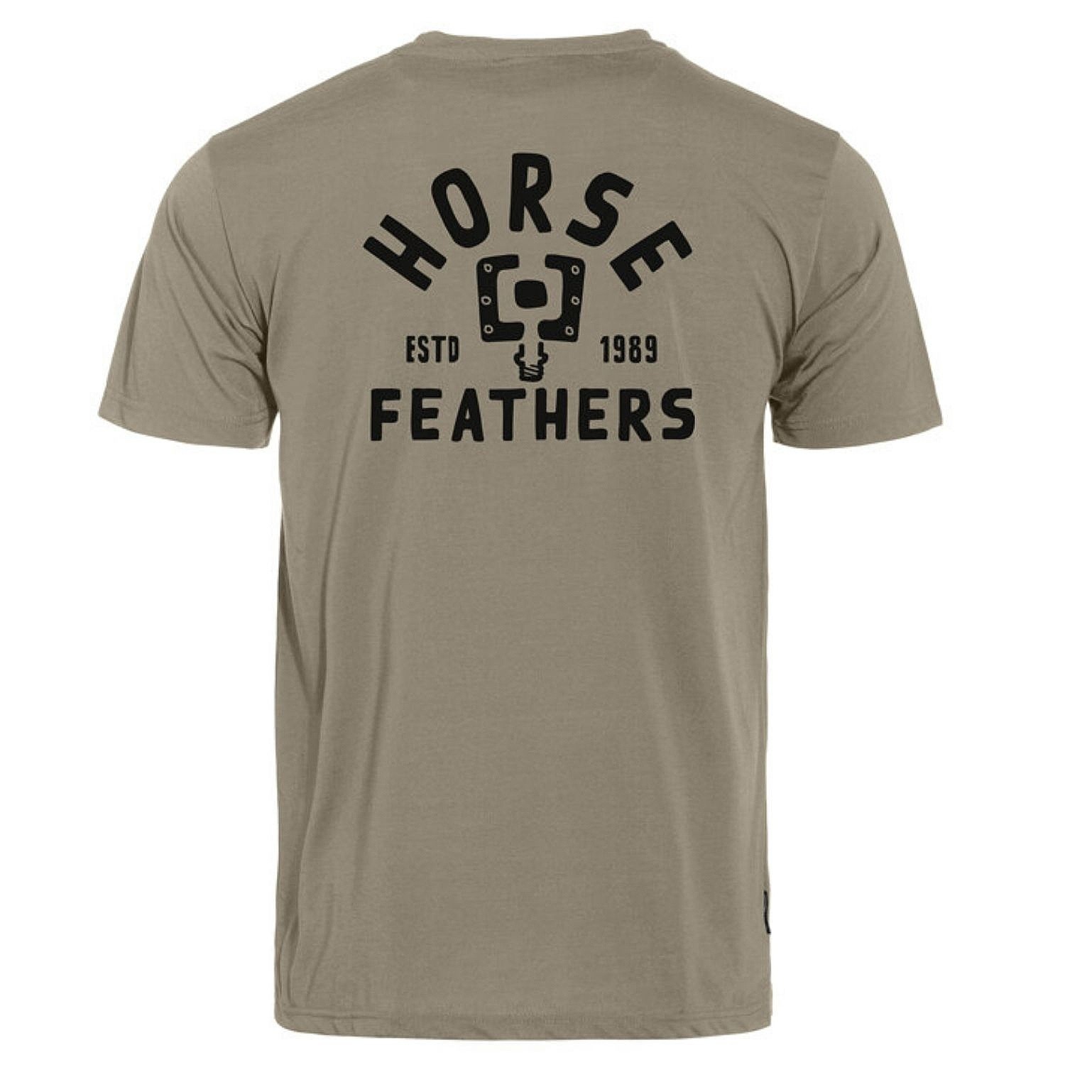 T-Shirt Horsefeathers Pedal Tech - Taupe - men´s