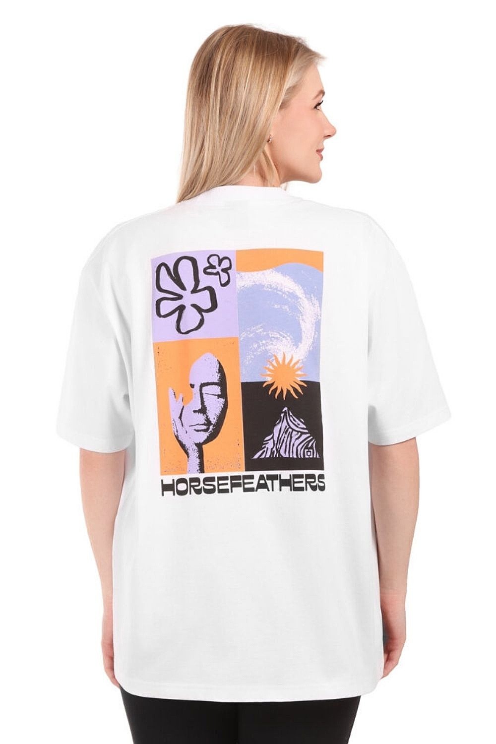 tričko Horsefeathers Venus - White