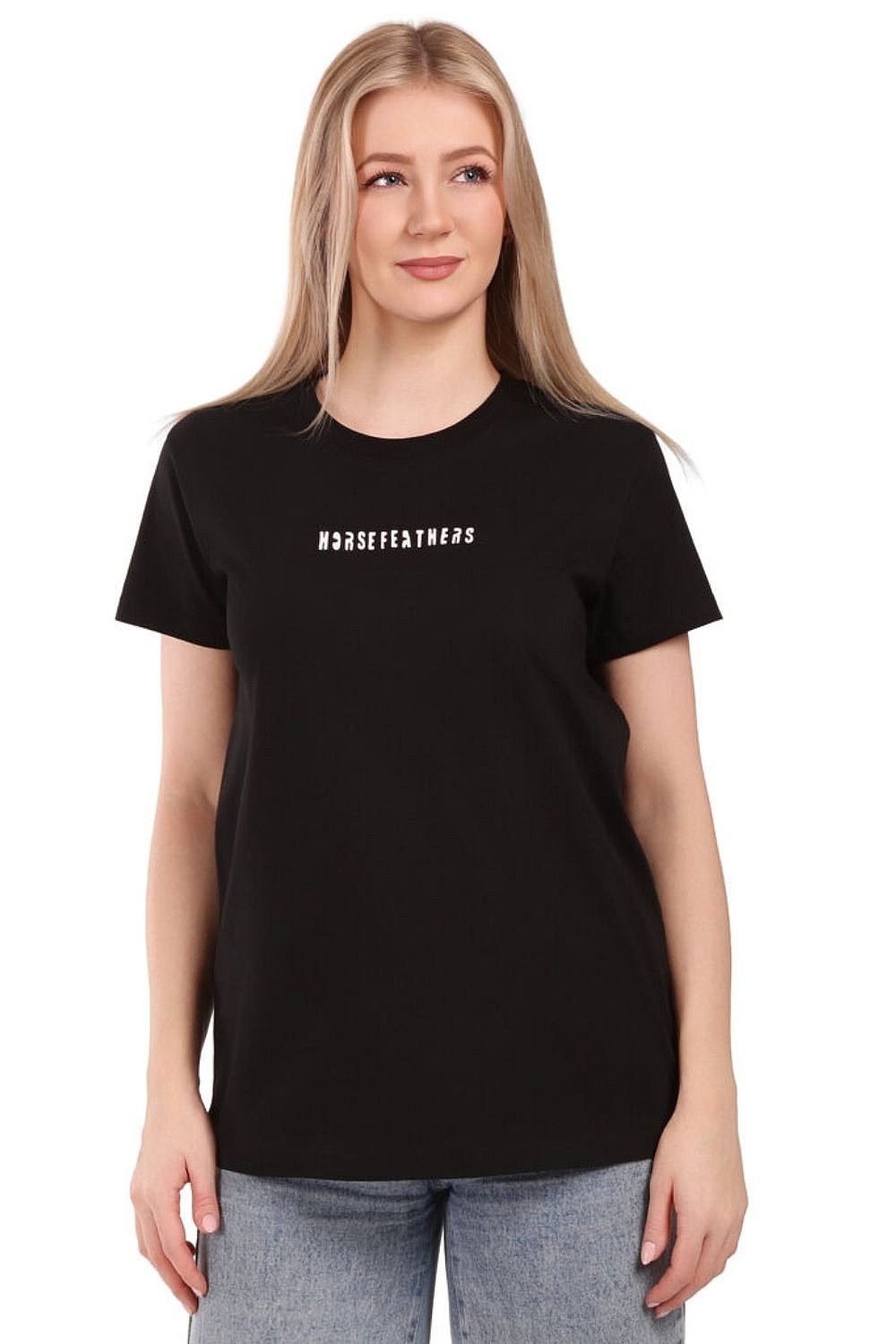 T-shirt Horsefeathers Asha - Black - women´s