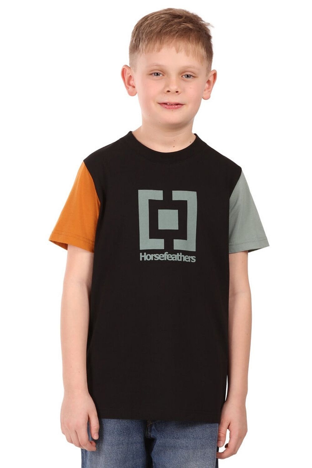 tričko Horsefeathers Base - Multicolor IX - unisex junior