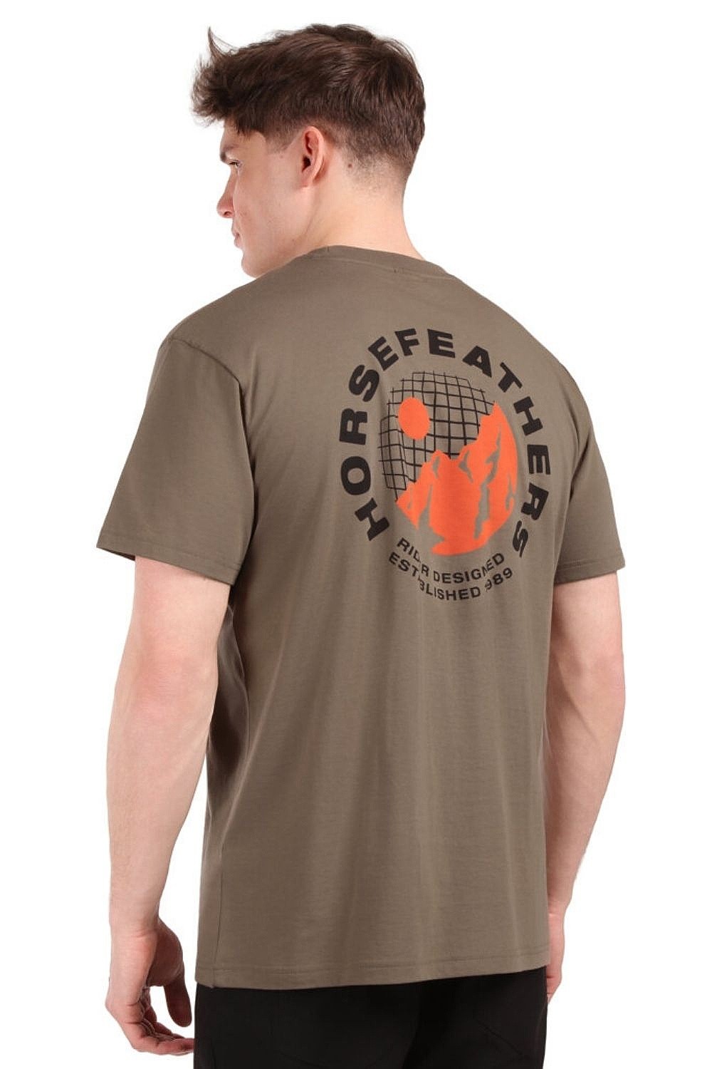 T-Shirt Horsefeathers Altitude - Fossil - men´s