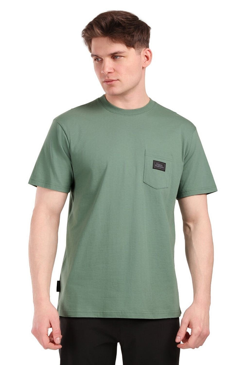 T-shirt Horsefeathers Alpha Pocket - Iceberg Green - men´s
