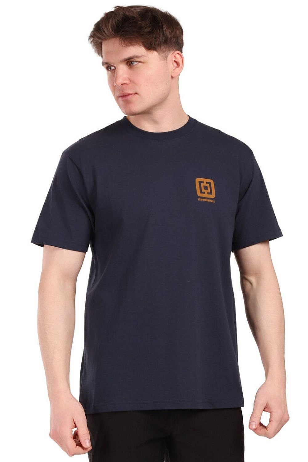 tričko Horsefeathers Mini Logo - Indigo - men´s