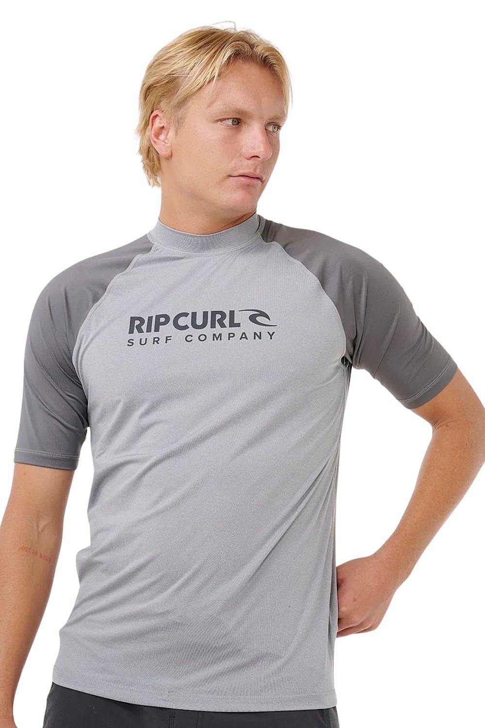 T-Shirt Rip Curl Shock UPF - Grey Marle - men´s