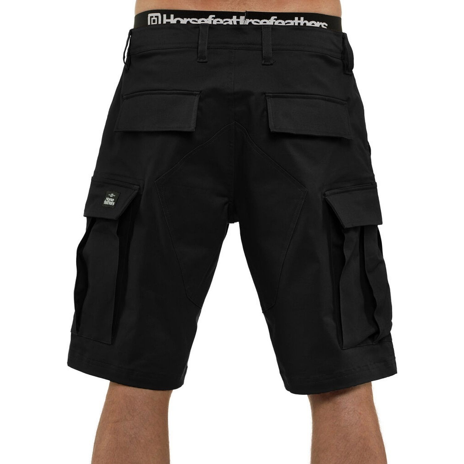 kraťasy Horsefeathers Captain - Black - men´s