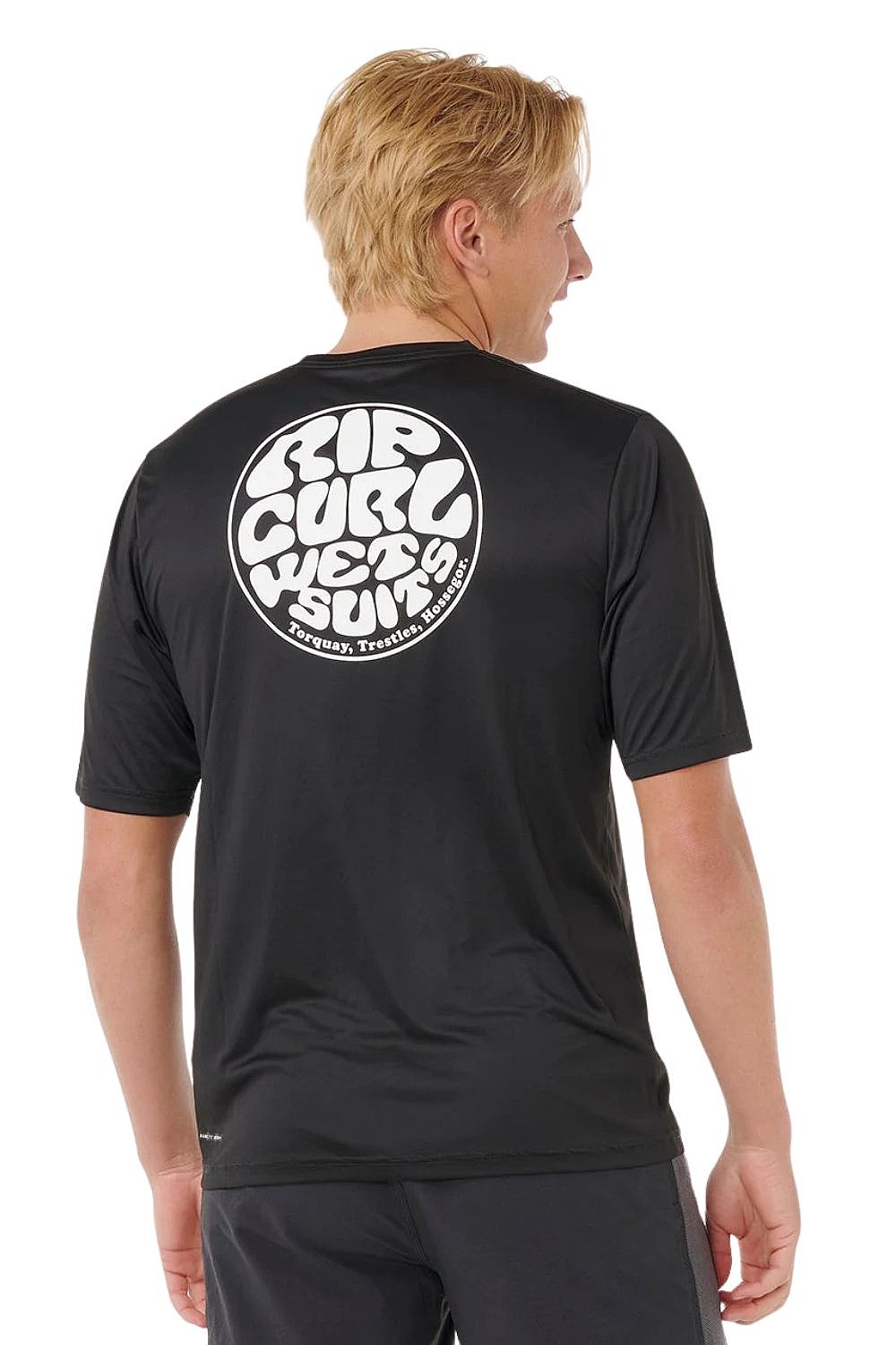 tričko Rip Curl Icons Of Surflite UPF - Black - men´s