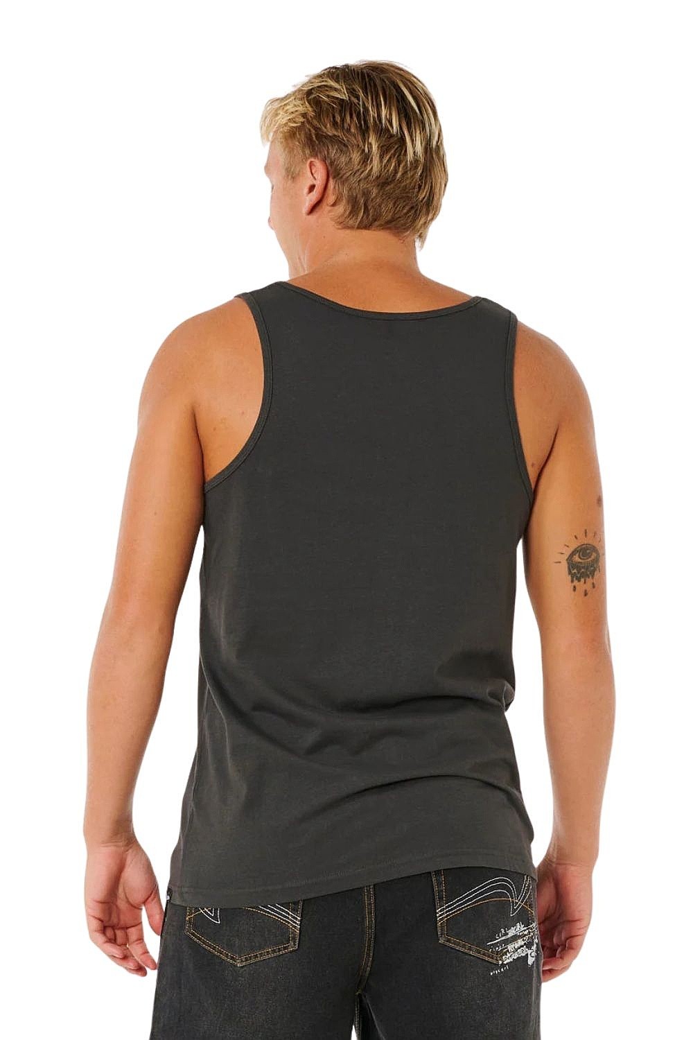 top Rip Curl Medina Inner Visions - Washed Black - men´s