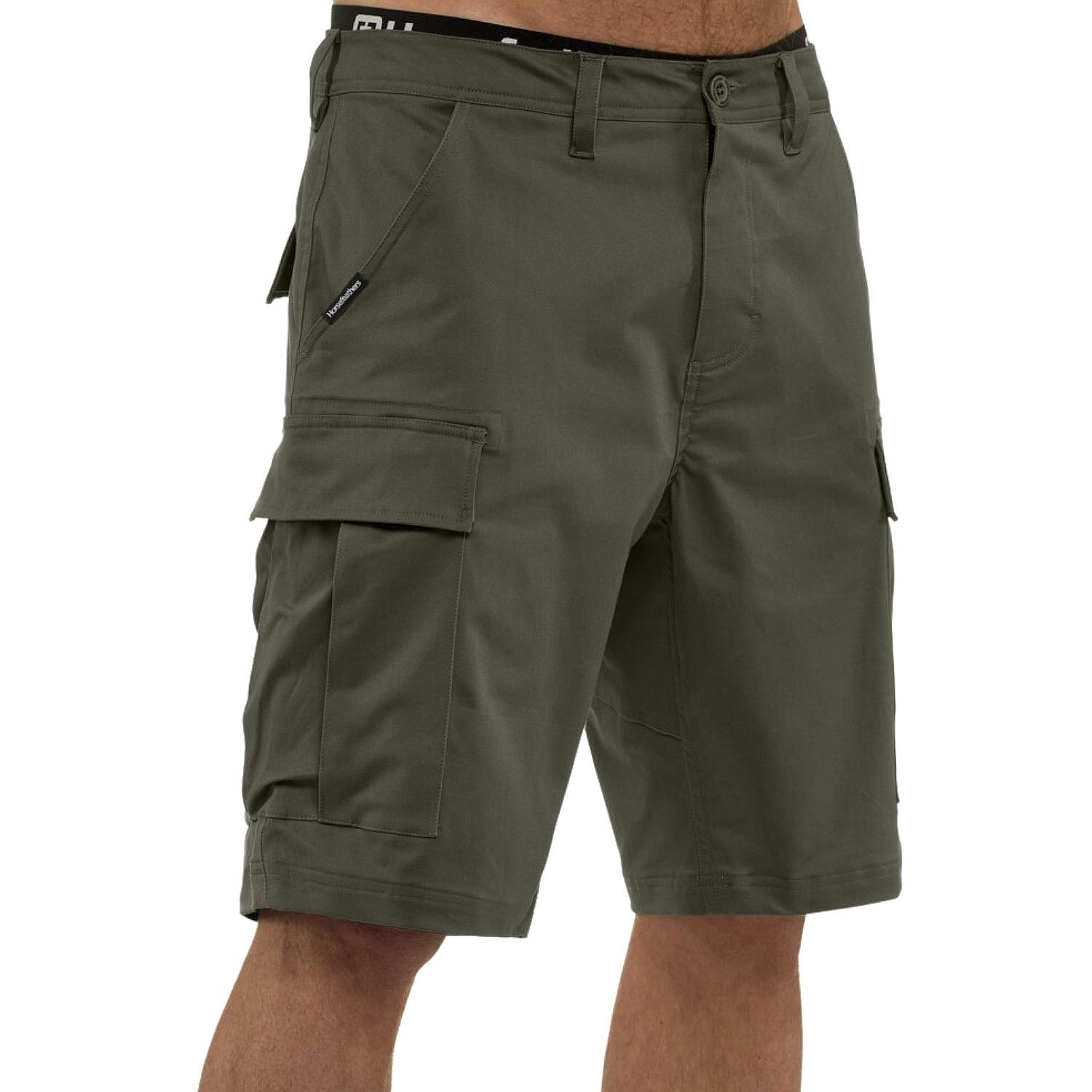 kraťasy Horsefeathers Captain - Olive - men´s