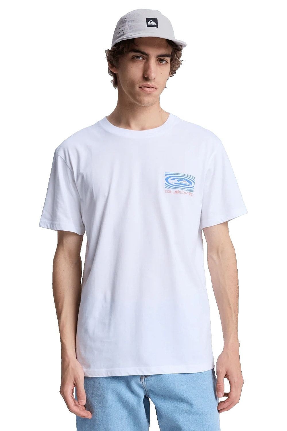 T-shirt Quiksilver Ripples - WBB0/White - men´s