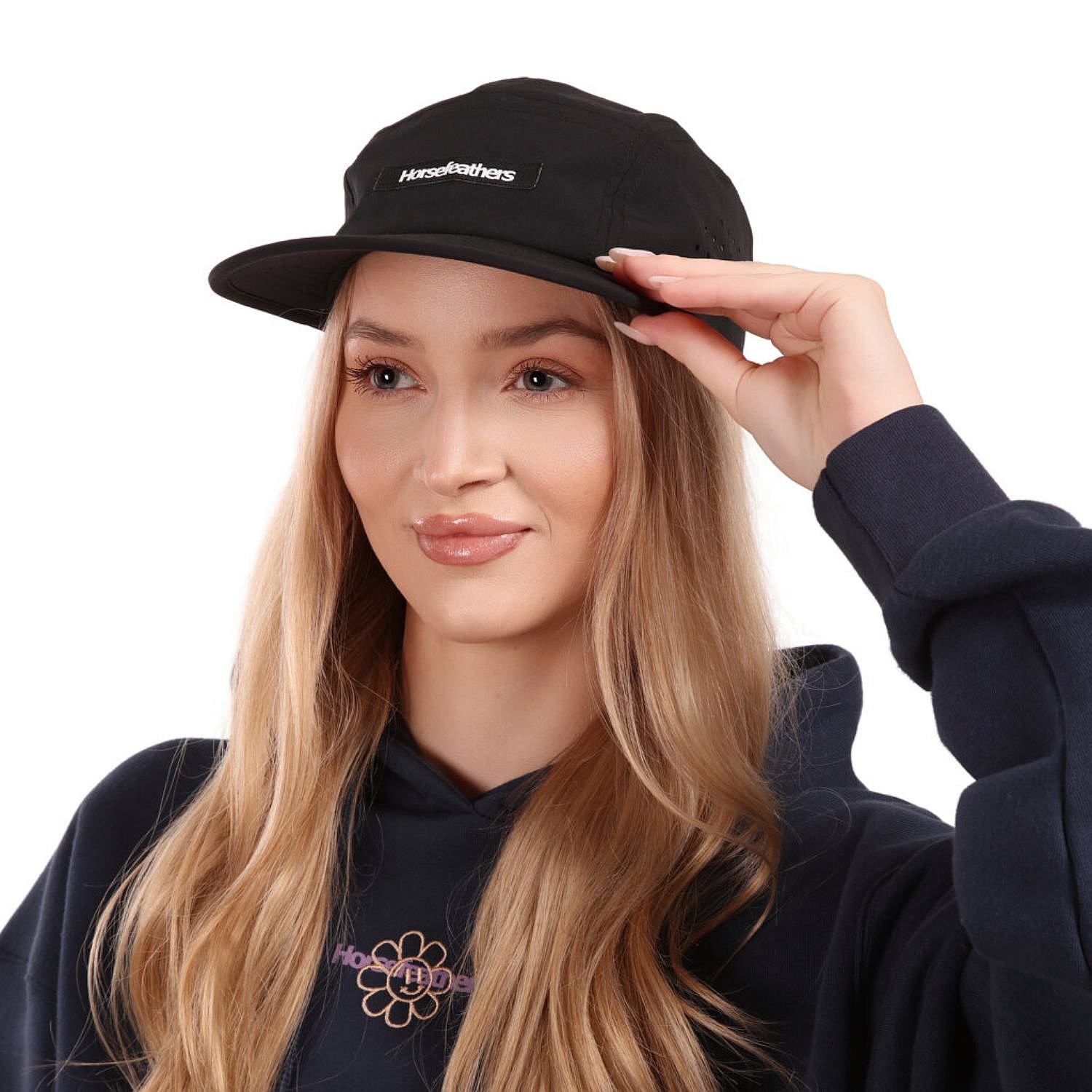 šiltovka Horsefeathers Vent - Black